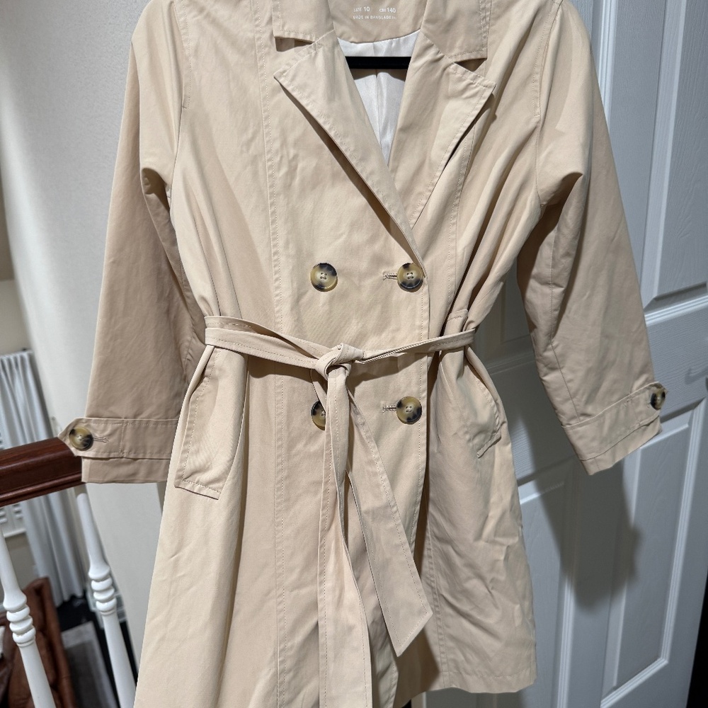 Zara girls trench coat